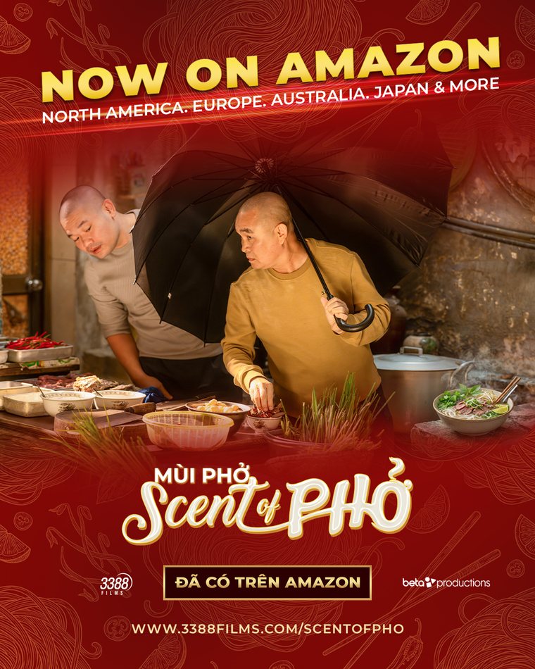 Mùi Phở — poster công bố phát hành trên Amazon