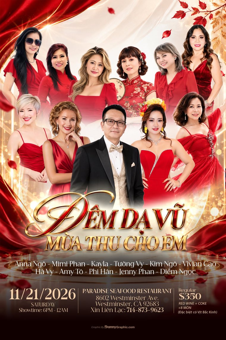 Đêm Dạ Vũ Mùa Thu — poster dạ vũ mùa thu