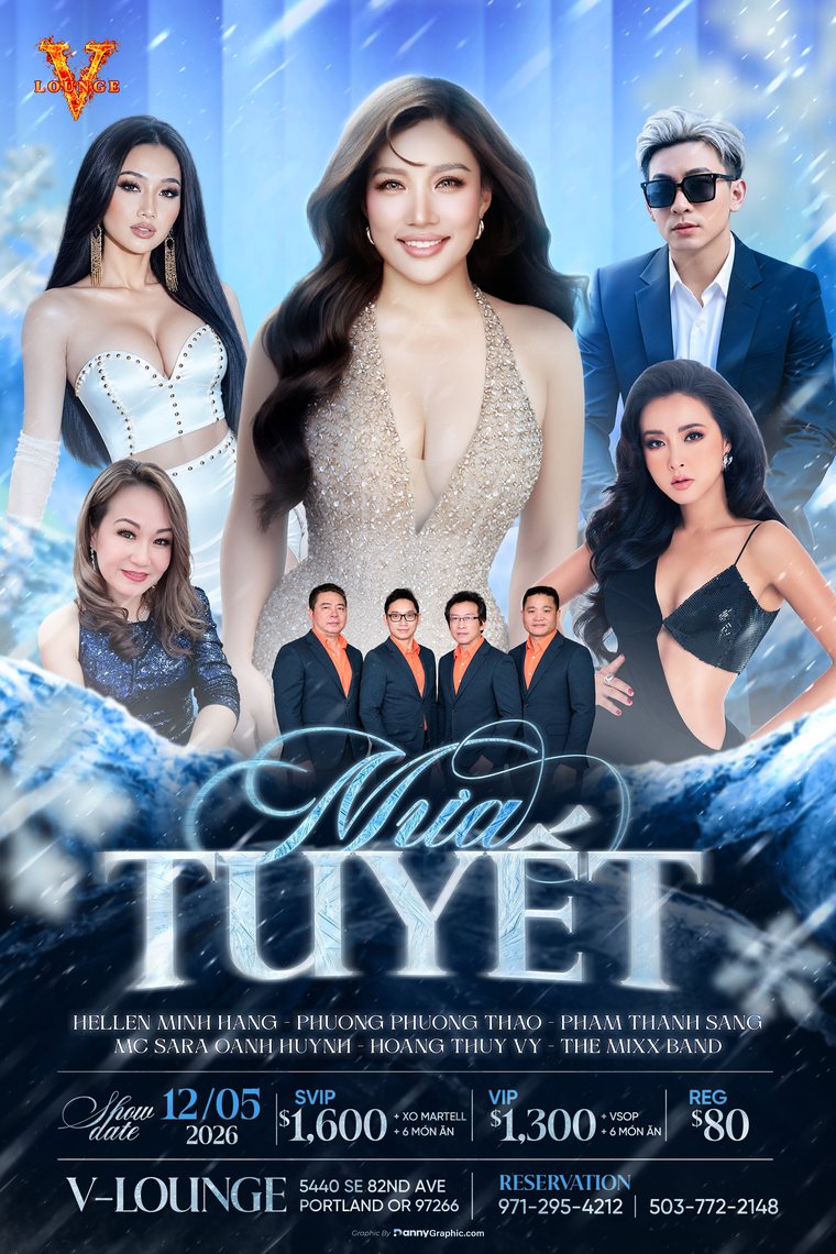 Mưa Tuyết — V-Lounge, Portland OR